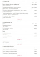 Menu Kozy - Les vins rosés et assiettes