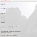Carte et menu de La Baie des Singes à Marseille 8 — Les vins et boissons 1
