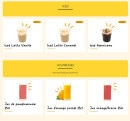 Menu La Croissanterie - Les jus pressés