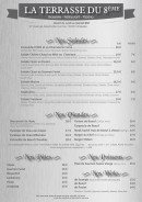 Menu La Terrasse du 8eme - Les salades, viandes, ...