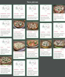 Carte et menu de La Trattoria Del Sud Da Vincenzo à Marseille 8 — Les pizzas