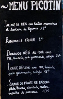 Menu Menu Picotin - L'ardoise