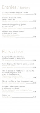 Carte et menu de Oh Massalia - AC by Marriott Marseille Prado Vélod à Marseille 8 — entrees et plats