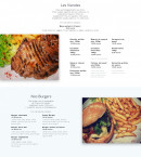 Menu Brasserie Des Calanques - Les viandes, burgers