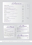 Menu Chez Zé - Carte du midi: Les vins, les alcools, les boissons froides et chaudes