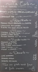 Menu La Place Gourmande - L' ardoise