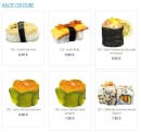 Menu Love sushi - Les hautes coutures 