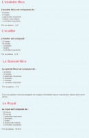 Carte et menu de Nico Coquillages à Marseille 10 — Les plateaux de coquillages
