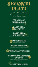 Menu Babbo - Pasta