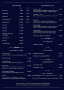 Carte et menu de La pizzeria casa del gusto à Marseille 12 — Les pizzas