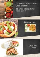 Menu Green is Better - Les soupes, quiches et wraps
