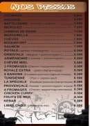 Menu La Casa food - Les pizzas