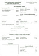 Menu La gratinée - Les poissons, grills,...