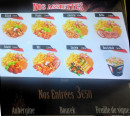 Menu Grill system - Les assiettes et entrées