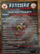 Carte et menu de La Ferme Rôtisserie à Marseille 15 — Les volailles et viandes
