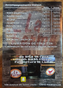 Carte et menu de La Ferme Rôtisserie à Marseille 15 — Les accompagnements