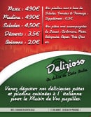 Menu Delizioso - Les salades, pâtes,....