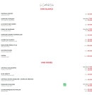 Carte et menu de La Flamme d’Aix à Aix-en-Provence — Les vins blancs et vins rosés