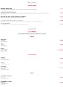 Carte et menu de La Flamme d’Aix à Aix-en-Provence — Les entrées et viandes