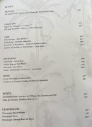 Menu Le Singe Vert - Les vins et champagnes
