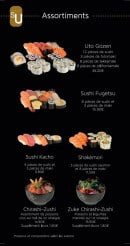 Menu Yojisu - Les assortiments