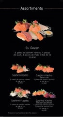 Menu Yojisu - Les assortiments suite