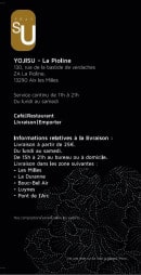 Menu Yojisu - Autres informations
