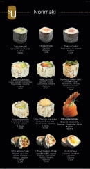 Menu Yojisu - Les Norimaki