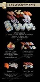Menu Yojisu - Les assortiments 
