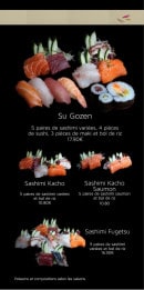 Menu Yojisu - Les assortiments suite 
