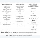 Menu Les lavandes - Les menus 