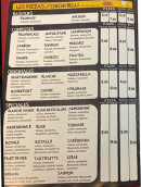 Menu Chichi Belli - Les pizzas