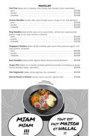 Carte et menu de Sushi et noodles à Gardanne — Les nouilles
