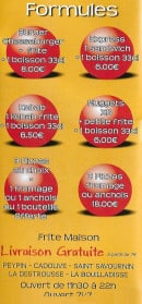 Menu Le 124 - Formules 
