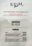 Carte et menu de Ichiban à Les Pennes Mirabeau — Informations sur les menus