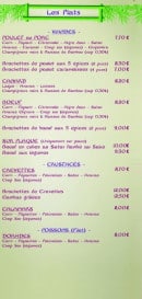 Carte et menu de O' Delice d'Asie à Les Pennes Mirabeau — Les viandes, les crustacés et les poissons