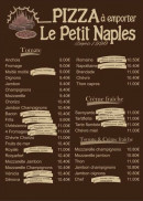 Menu Le petit Naples - Les pizzas