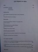 Menu Les piques ou rien - Les entrées, plats,...