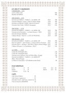 Menu Lou Marquès - Vins, champagnes, eaux,...