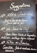 Menu Bar-Tabac des Alpilles - Les suggestions du chef