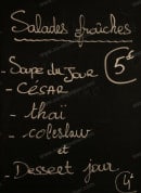 Menu Bistrot Steak House - Les salades fraîches