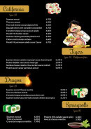 Carte et menu de Uzumaki Sushi à Septemes les Vallons — California,tigers et dragon...