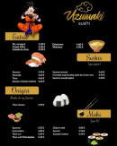 Carte et menu de Uzumaki Sushi à Septemes les Vallons — Entree,sushi et onigiri...