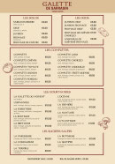 Menu La Table des Celtes - Les galettes