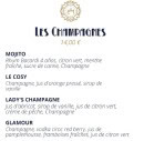 Menu Bar de La marine - Les champagnes