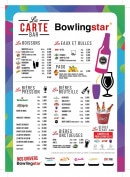 Menu Bowlingstar - Les boissons, bières, eaux...