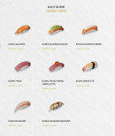 Menu Kaly Sushi - Les sushis