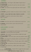 Menu Les Marmitons - Bagels, wraps, burgers,.....