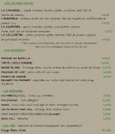 Menu Les Marmitons - Salades, desserts, boissons et vins