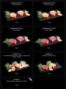 Menu Enjoy Sushi - Les sashimis